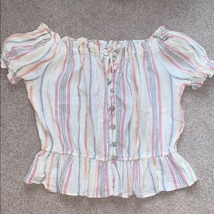 Vintage Havana off the shoulder top